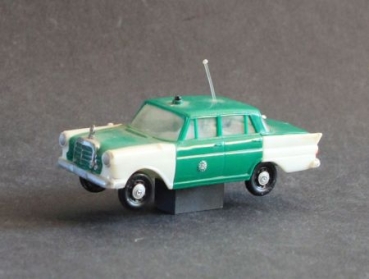 Siku Mercedes-Benz 190 Fahrschul-Polizei V52 Plastikmodell 1962 (8576)